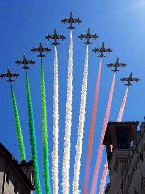 Domani le frecce tricolori in sorvolo su Perugia! Poi sabato e domenica le prove e lo show a Foligno!