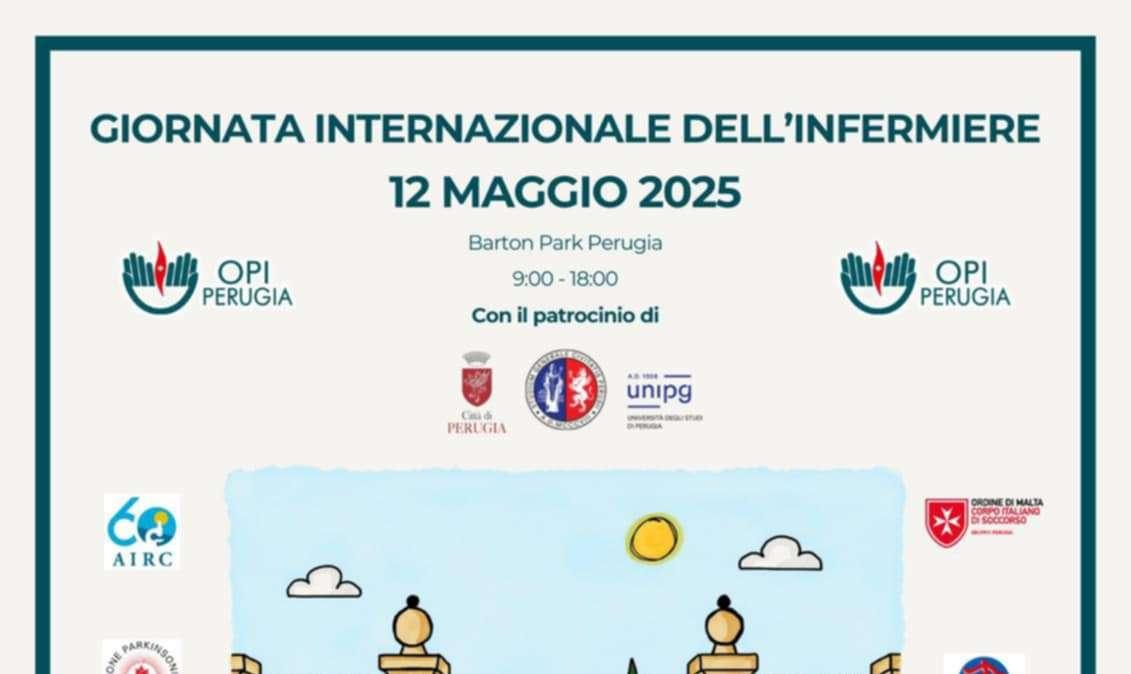 Lunedì 12 maggio sarà la Giornata Internazionale dell’Infermiere: a Perugia si festeggia al Barton Park