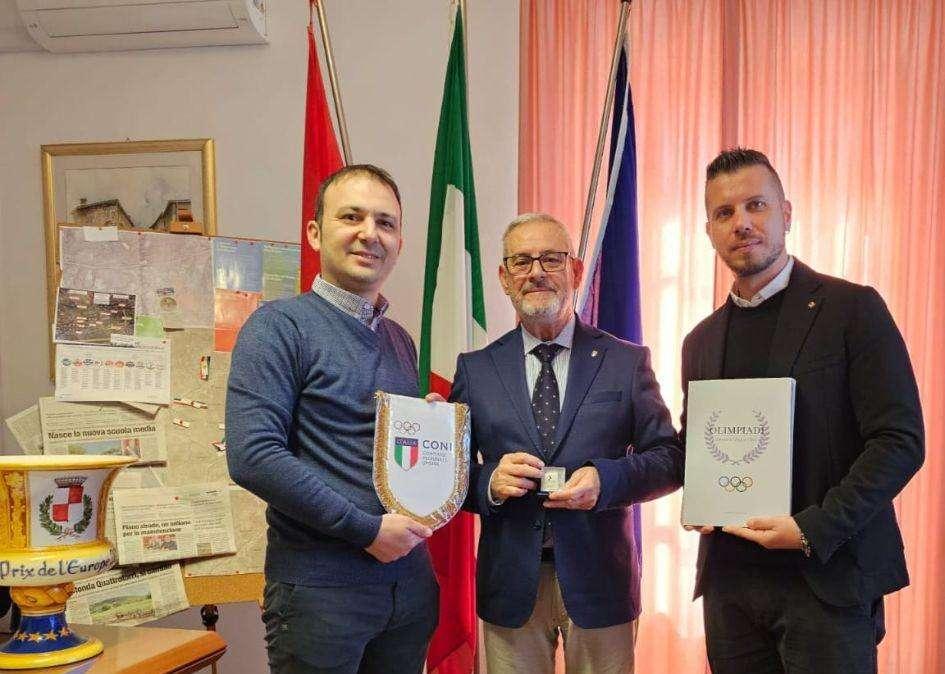 Il saluto a Corciano di Domenico Ignozza prima di lasciare il vertice del Coni Umbria