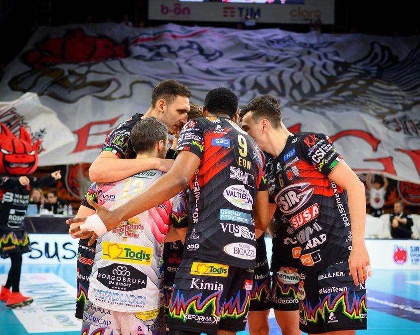 Così la vittoria della Sir Susa Vim Perugia contro Verona: un gran bel successo