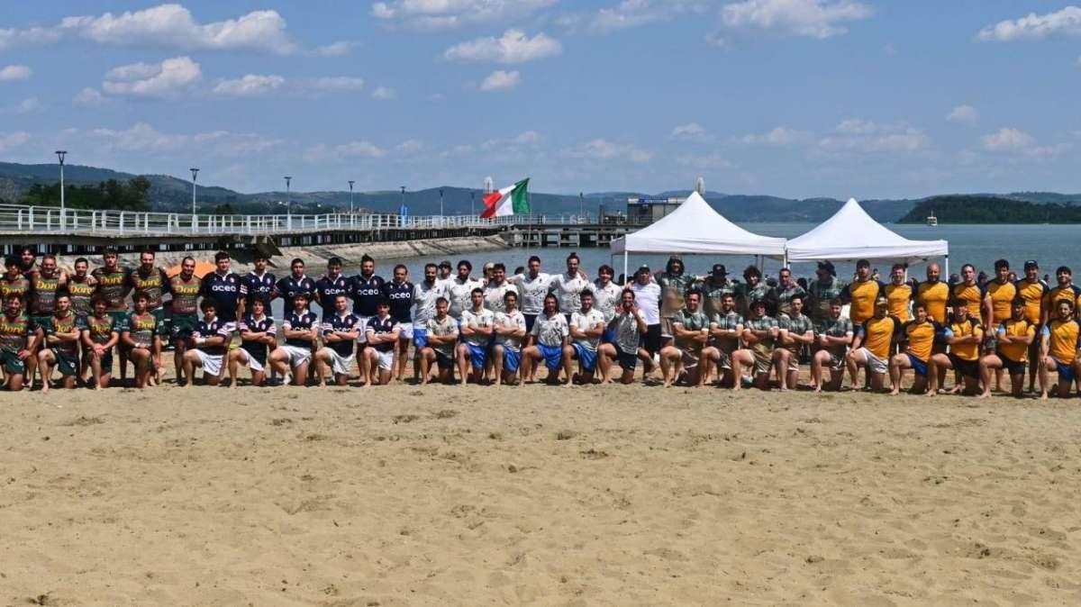 Ottimo riscontro per la tappa del Trofeo Nazionale di beach rugby ospitata a Tuoro sul Trasimeno