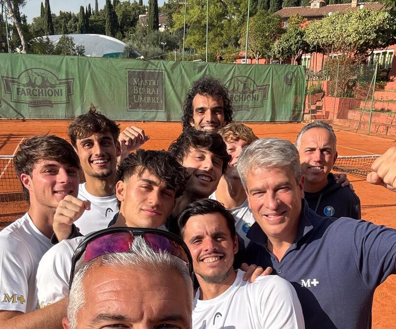 Vittoria dello Junior Tennis Perugia nel campionato di A2 contro Barletta