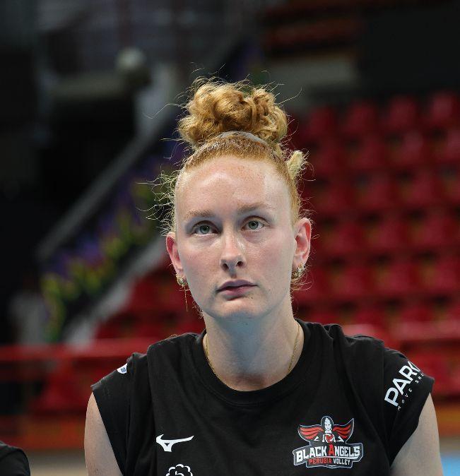 La gioia di Lena Grosse Scharmann per poter vestire la maglia della Bartoccini Perugia