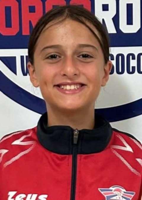 La Borgorosso di Passignano in festa per il "gioiello" Margherita, promettente calciatrice
