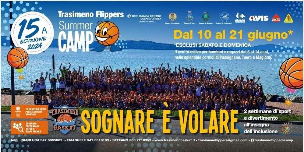 Torna il "Trasimeno Flippers Summer Camp": appuntamento dal 10 al 21 giugno