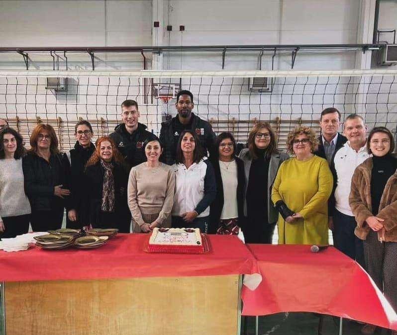 Una festa da ricordare quella dei 10 anni del Liceo sportivo Mazzatinti di Gubbio con Leon e Semeniuk