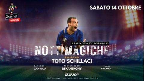 Totò Schillaci arriverà dalla Sicilia per essere ospite stasera alla discoteca Clover di San Giustino