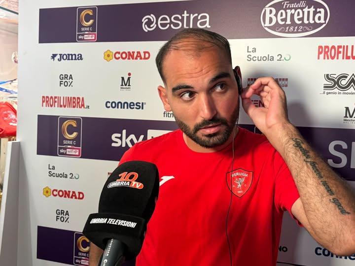 "Dobbiamo crescere perché il Perugia deve puntare alle zone alte della classifica"