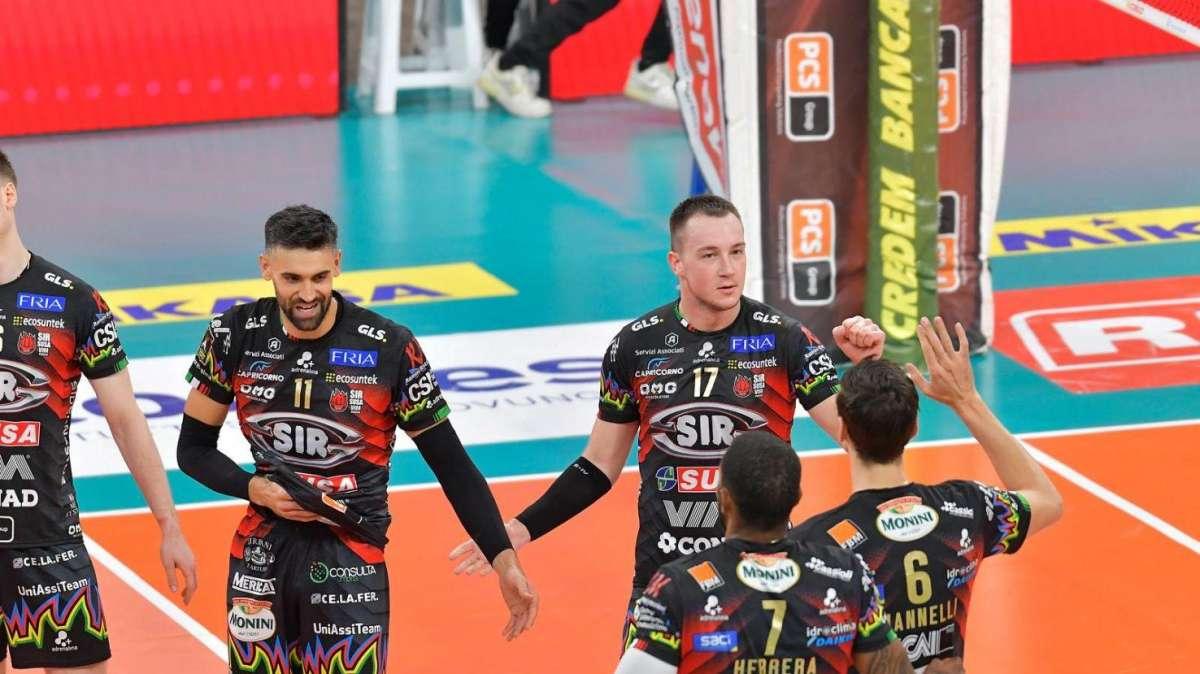 La Sir Susa Vim Perugia si prepara alla sfida di campionato a Catania