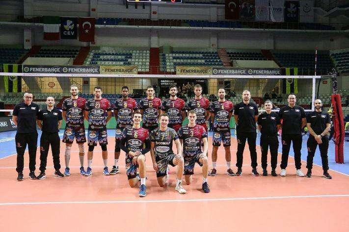 Grande vittoria della Sir Perugia in Champions League a Istanbul!
