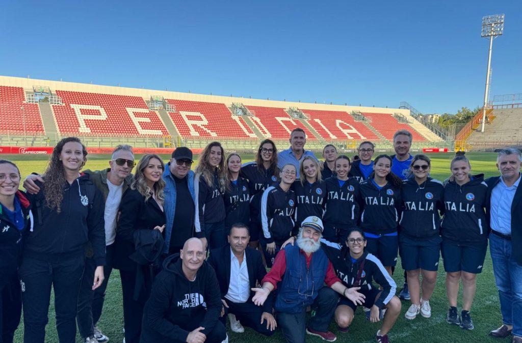 Che bella visita allo Stadio Curi! Il Perugia Calcio ha ospitato la Nazionale italiana volley sorde prima del mondiale