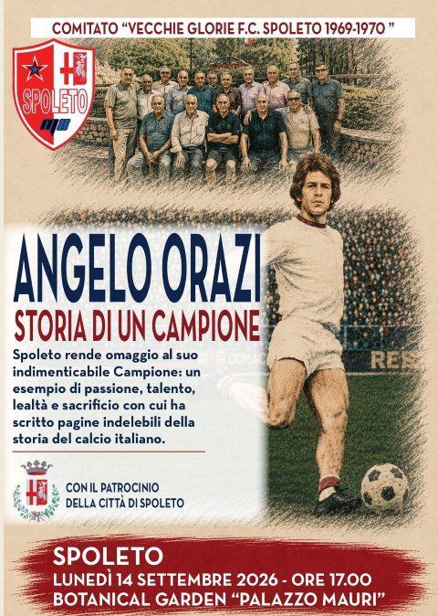 L'Umbria festeggia i 75 anni Angelo Orazi: lunedì a Spoleto attesa per la cerimonia in un vortice di ricordi
