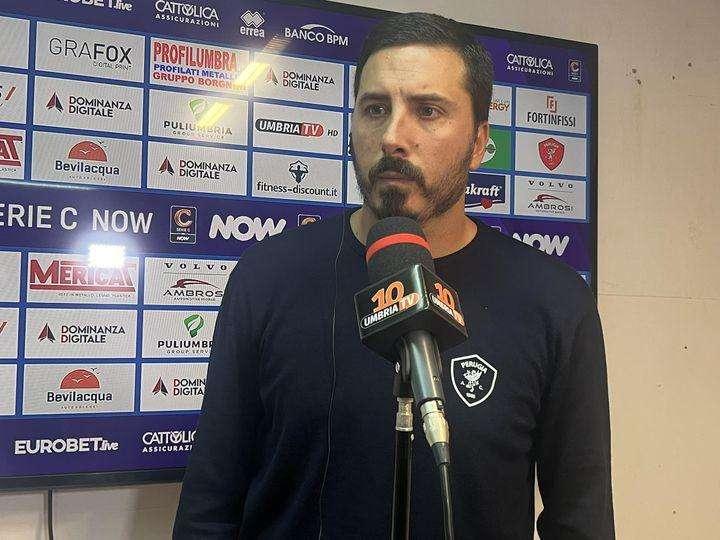 "La sconfitta del Perugia con il Rimini? Gara condizionata dall'arbitro..."