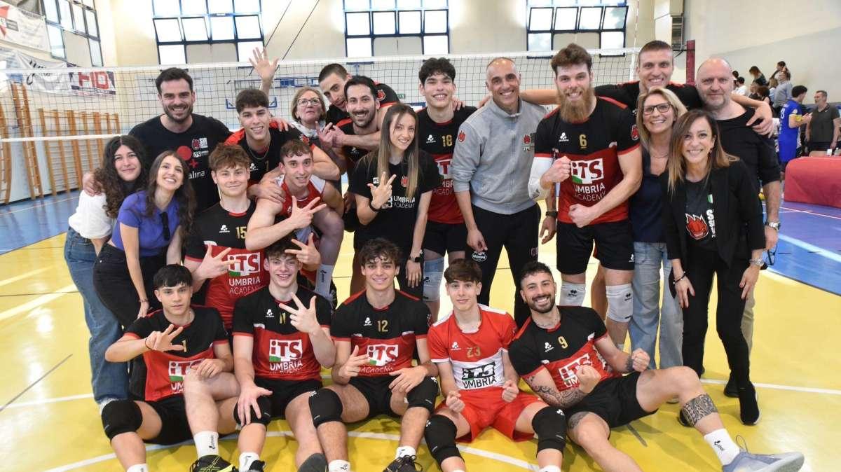 La Sir Perugia ha concluso al terzo posto il campionato di B: finale con vittoria contro il Rubicone