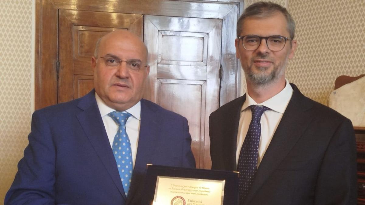 L'ambasciatore dell'Algeria in Italia in visita stamani all'Università per Stranieri di Perugia