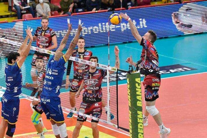 Sir Safety Conad Perugia-Leo Shoes Modena 2-3: il tabellino finale