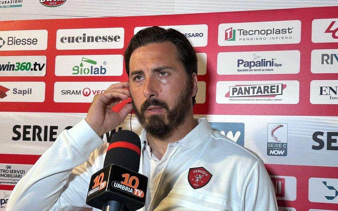 Il tecnico Formisano con il rebus-portiere "Serve gente che vuole il Perugia"