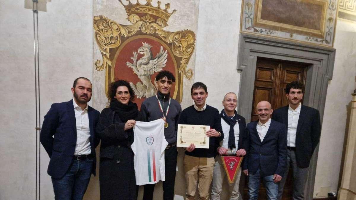 Premiato dal Comune di Perugia il pugile Nourdinne Amanaa, campione italiano assoluto superwelter