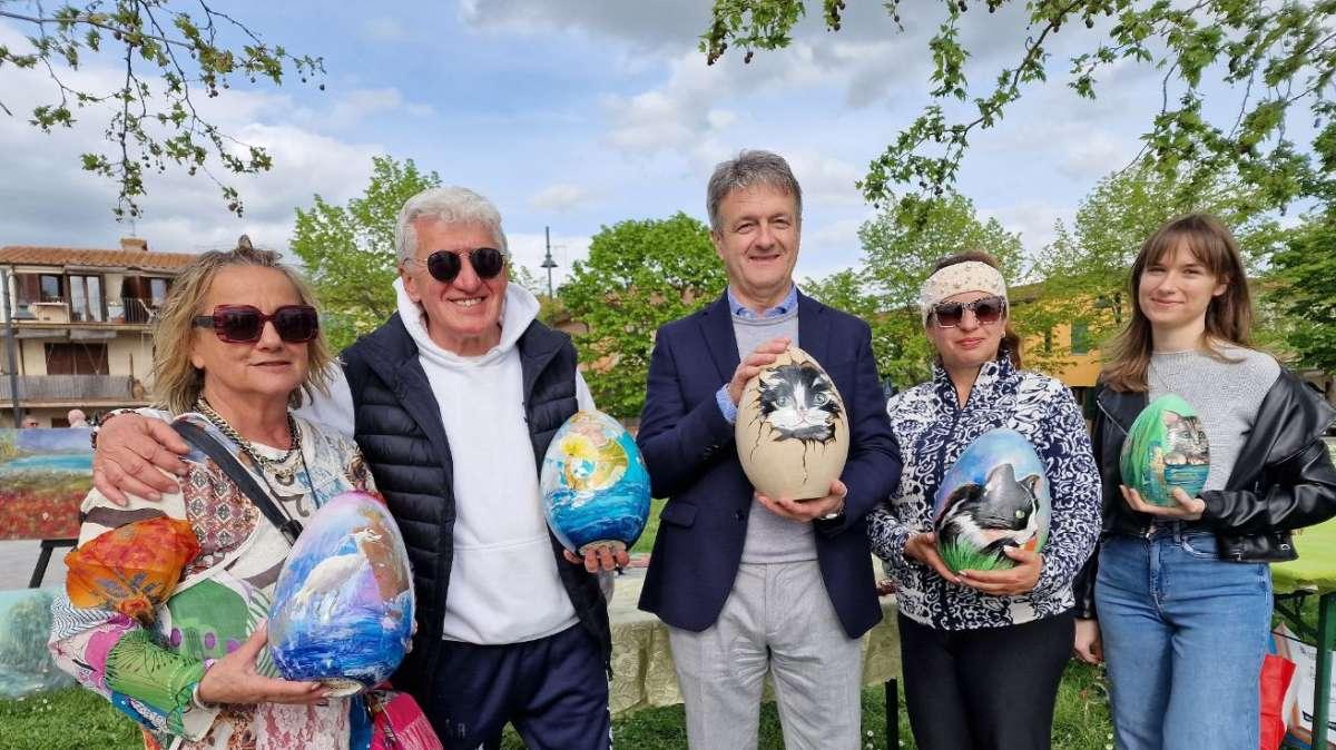 Successo per “L’uovo d’artista” a San Feliciano di Magione