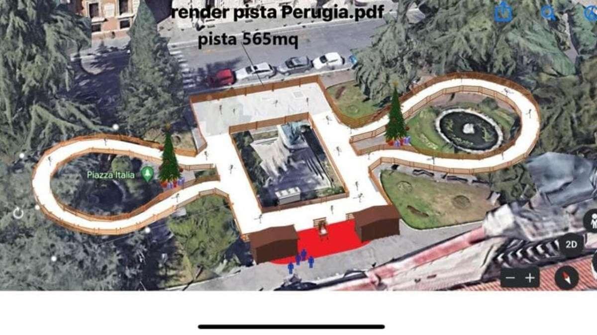Giovedì a Perugia si apre "Un Natale perfetto" e la mega-pista di ghiaccio