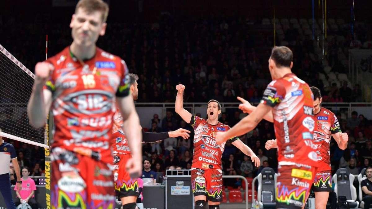 La Sir Susa Vim Perugia si gode la vittoria di ieri a Padova