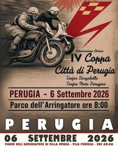 Domenica 6 settembre torna la rievocazione storica della "Coppa Città di Perugia"