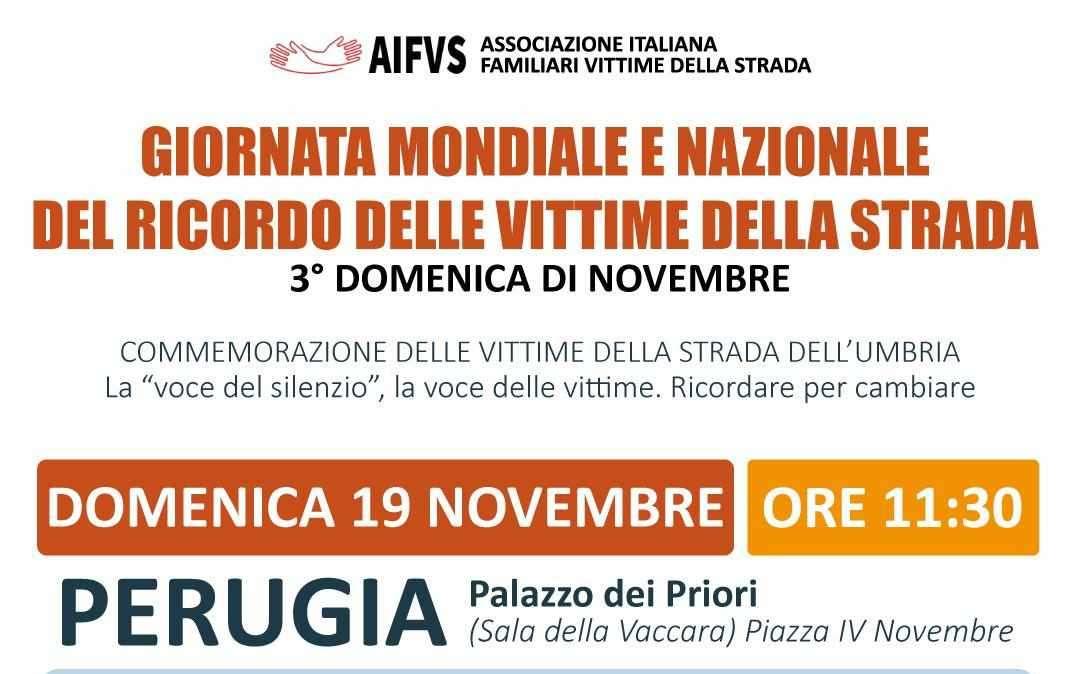 Domenica a Perugia la Giornata del ricordo delle vittime della strada: commozione non solo per Andrea Nardini 