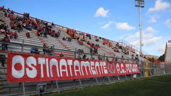 «Ostinatamente Ac Perugia»: i tifosi della Curva Nord hanno festeggiato il terzo anniversario