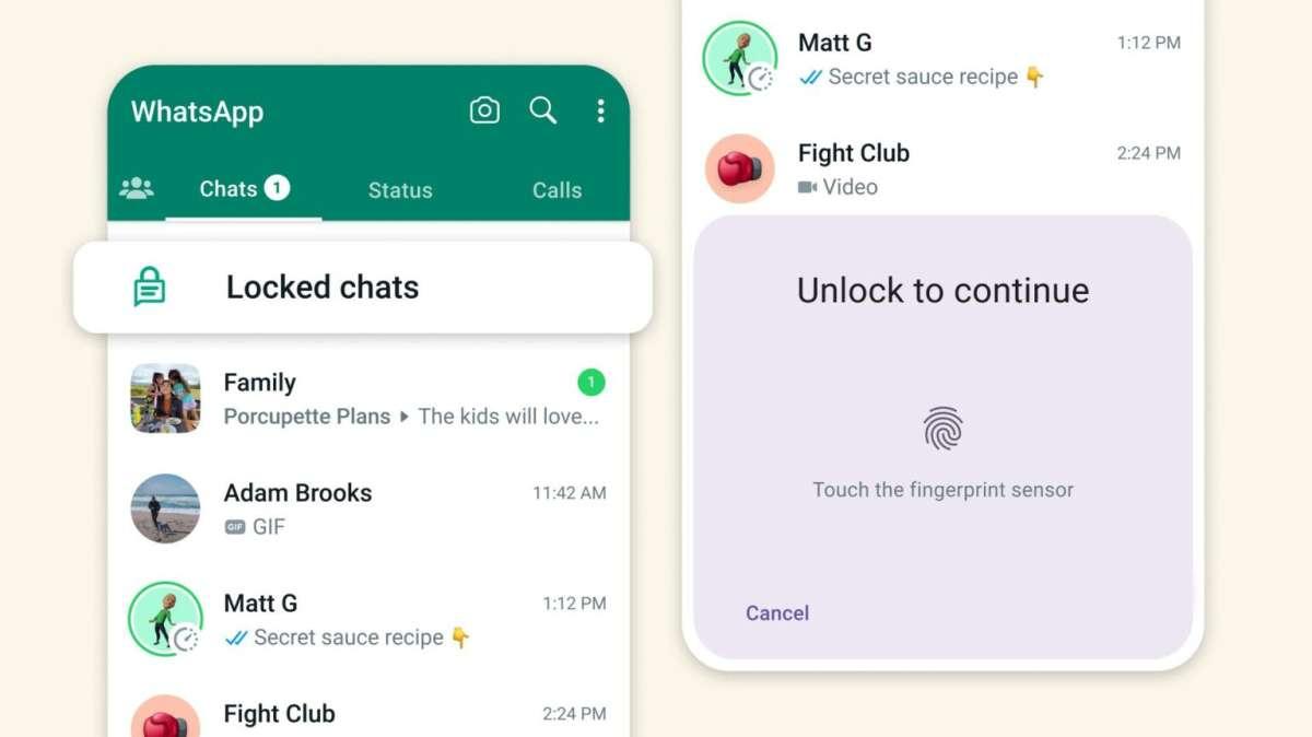 Voi che usate Whatsapp, siete pronti per la funzione "Chat Lock"? Ecco come funziona... 