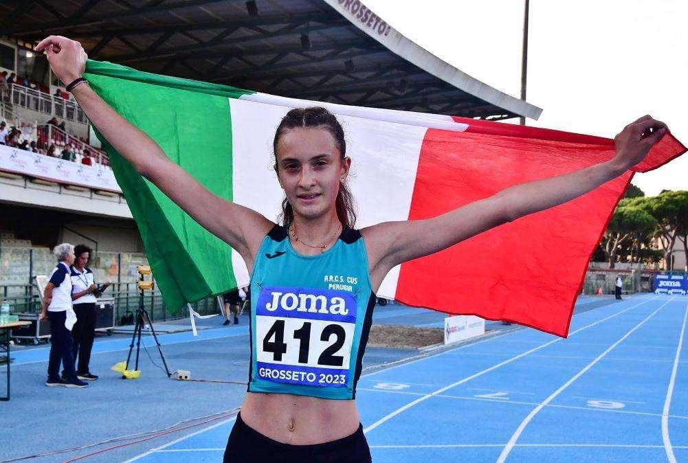 Ma che spettacolo la perugina Elena Ribigini! L'Italia l'applaude per il tricolore nei 3000 metri siepi a Grosseto