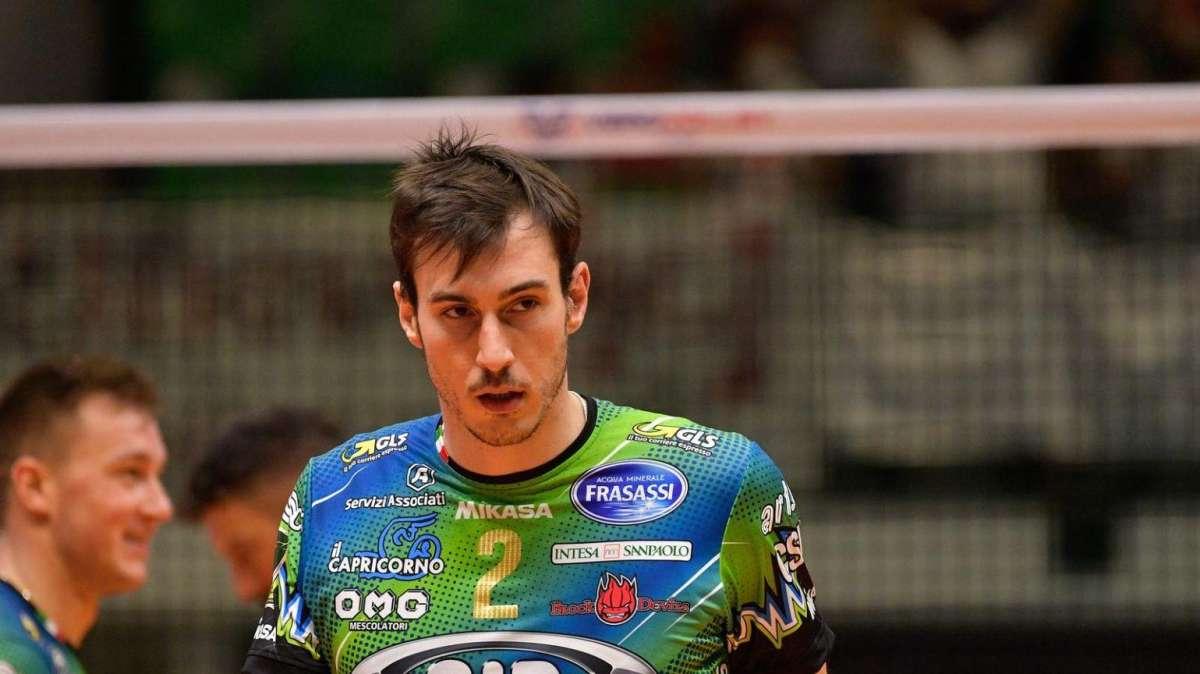 L'ex centrale della Sir Safety Perugia Fabio Ricci dalla retrocessione alla Champions League
