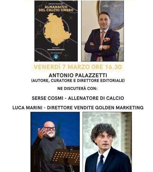 Venerdì alla Libreria Grande di Ponte San Giovanni la presentazione dell'Almanacco del calcio umbro