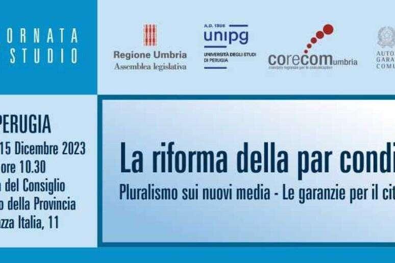 "La riforma della Par Condicio": se ne parla oggi a Perugia