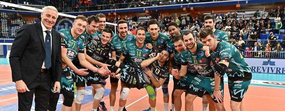 Grande vittoria della Sir Safety in campionato a Milano: un 3-0 pesantissimo