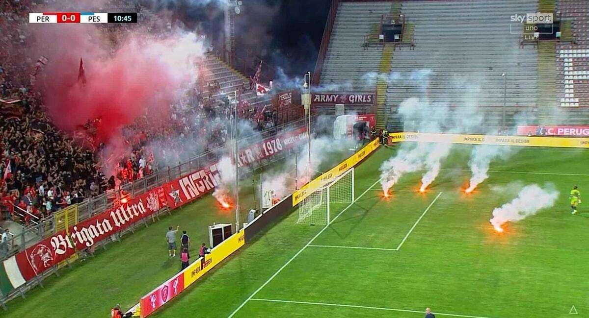In Perugia-Pescara di ieri sera... Cancellieri ha annullato Aloi