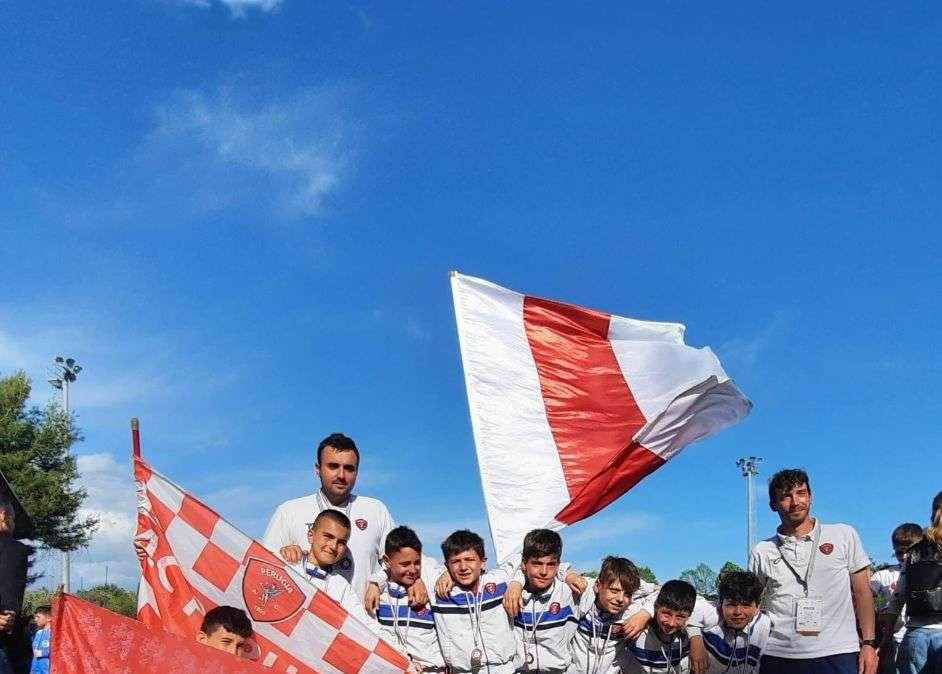 L'Under 10 del Perugia ha chiuso al sesto posto il "Trofeo Lodigiani" vinto dalla Juventus