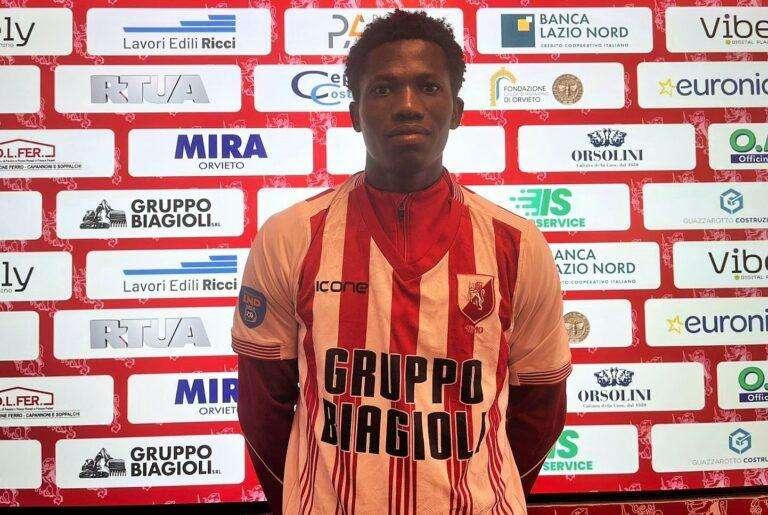 Un centrocampista del Gambia è il rinforzo dell'Orvietana in Serie D