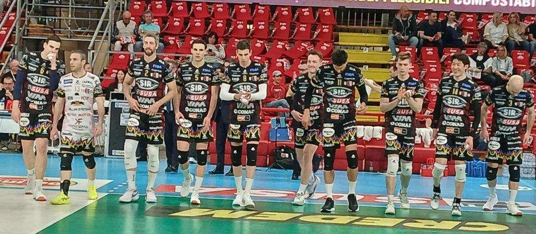 Sir Susa Vim Perugia-Gas Sales Piacenza:3-1 Gara 1 Vittoria!!!!