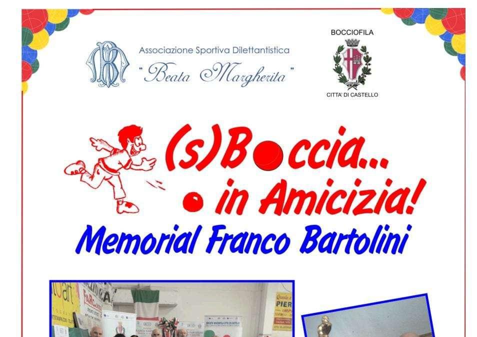 Sabato a Città di Castello il torneo di bocce in memoria di Franco Bartolini 