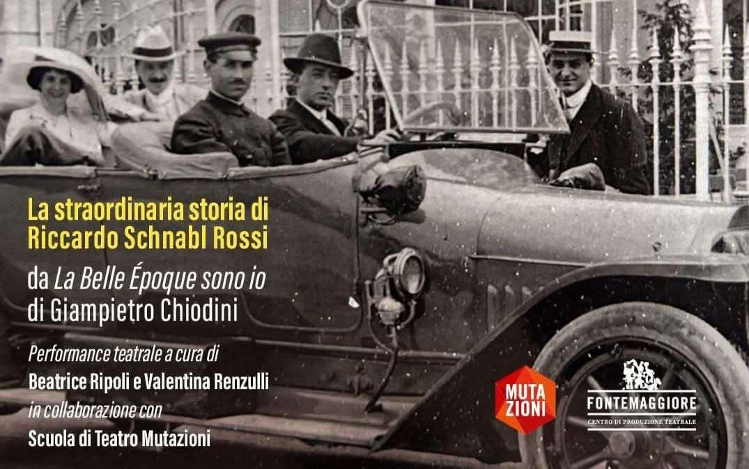 Dal libro di Giampietro Chiodini al teatro: la storia Riccardo Schnabl Rossi sabato sera al Brecht di San Sisto