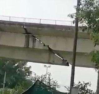 Il viadotto di Passignano è così... "ma transitate tranquilli che non viene giù"