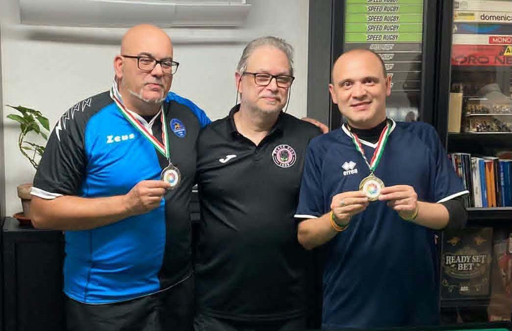 L'umbro Marco Perotti premiato a Roma con la Coppa Gran Prix Lazio di subbuteo tradizionale della scorsa stagione