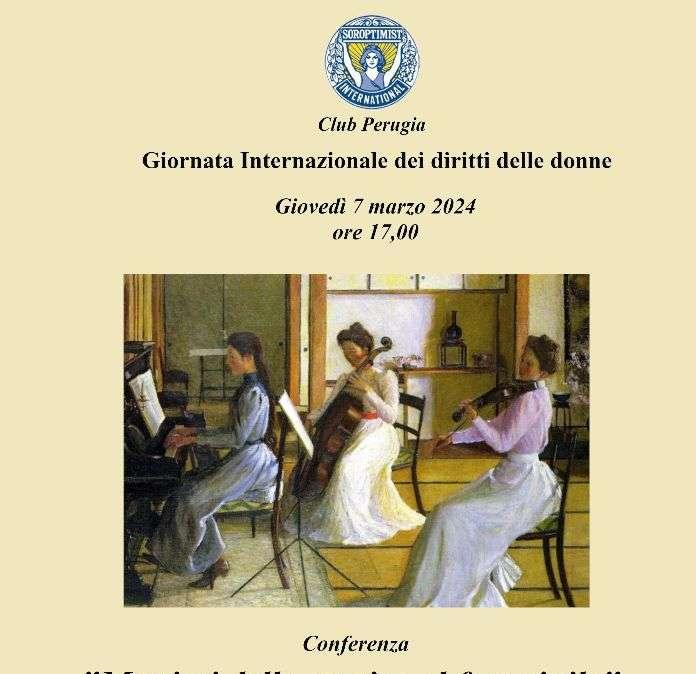 Domani “Mestieri della musica al femminile” nella conferenza del Soroptimist International Club Perugia 