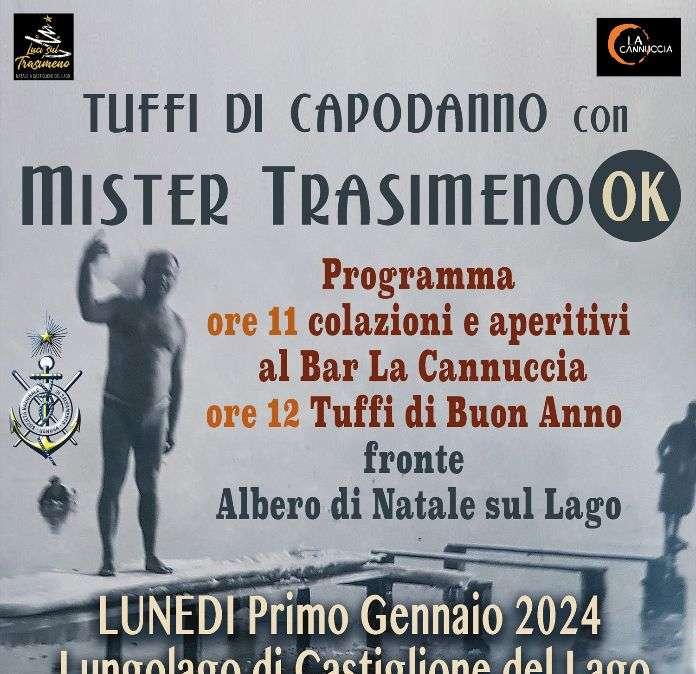 Oggi a mezzogiorno il tuffo al Trasimeno dal pontile di Castiglione del Lago