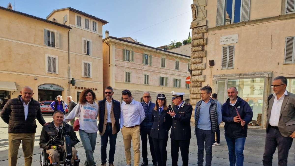 Oggi il sopralluogo per la cronometro del Giro d'Italia Foligno-Perugia del 10 maggio 