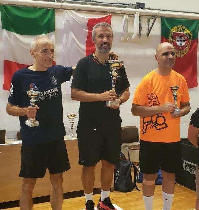 Grande successo del perugino Fabio Bellini Baldella al Torneo singolare di tennistavolo di Camerino