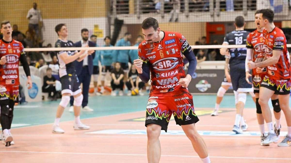 Se la Sir Perugia stasera va in finale-scudetto tornerà in campo domenica a Trento alle 18.30
