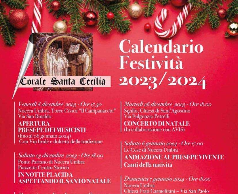 La Corale Santa Cecilia di Nocera protagonista in tante iniziative natalizie: il programma