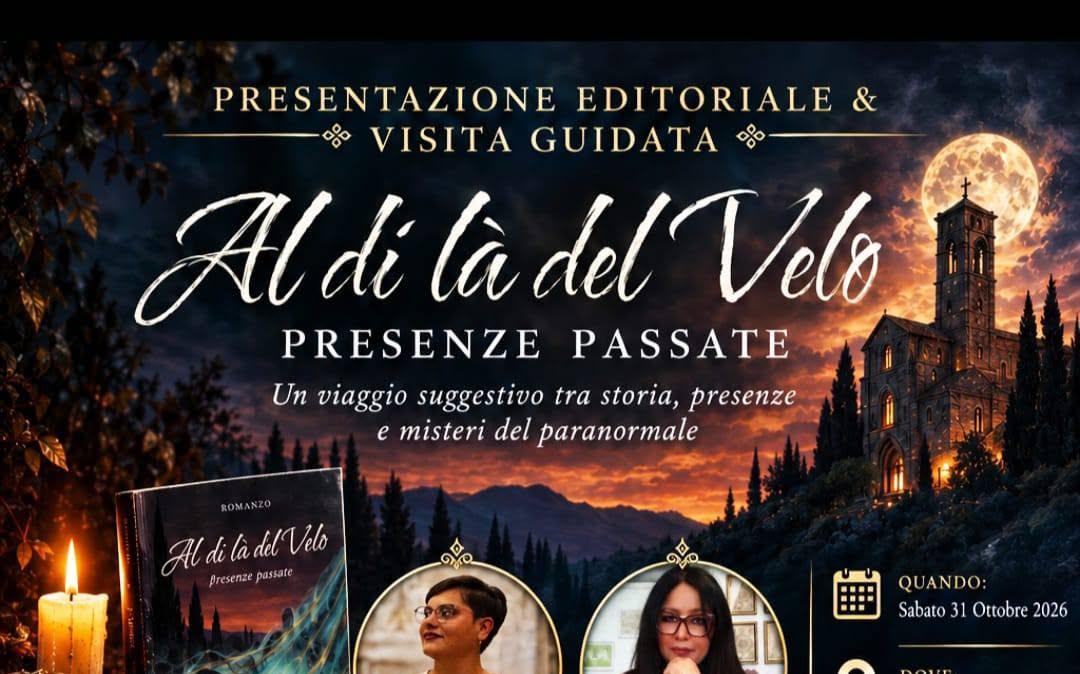 All'Abbazia di Montelabbate sabato 31 Jessica Fantucci presenta il libro "Al di là del velo" insieme a Lavinia Felicioni