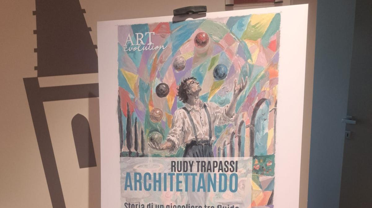 Vernissage della mostra "Architettando" di Rudy Trapassi, da un'idea di Andrea Peruzzi e Barbara Baiocchi